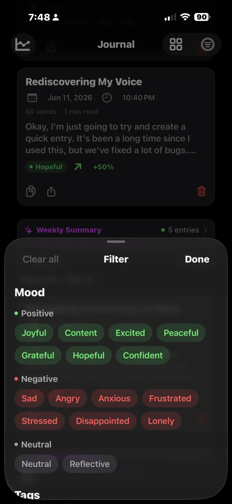 Afterword screenshot