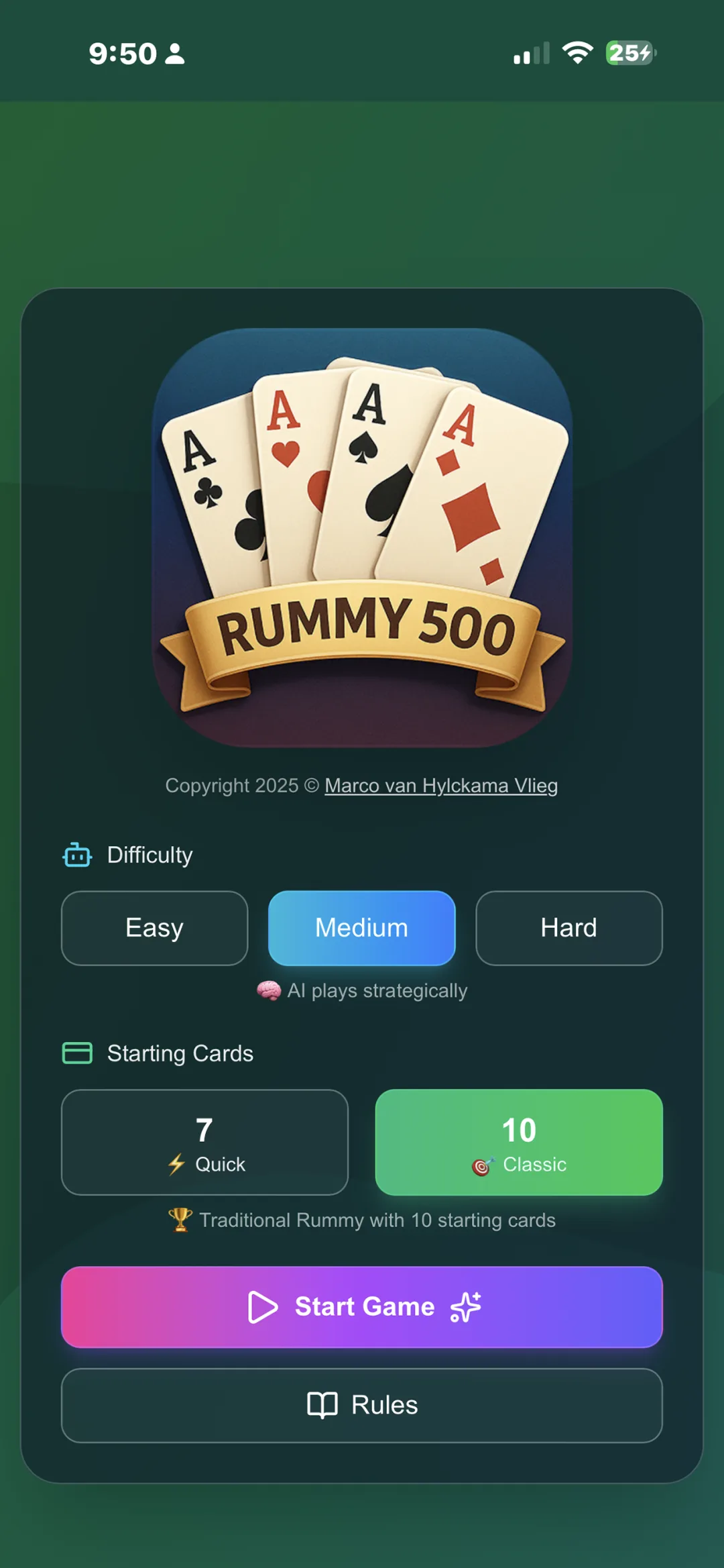Rummy 500 Challenge screenshot