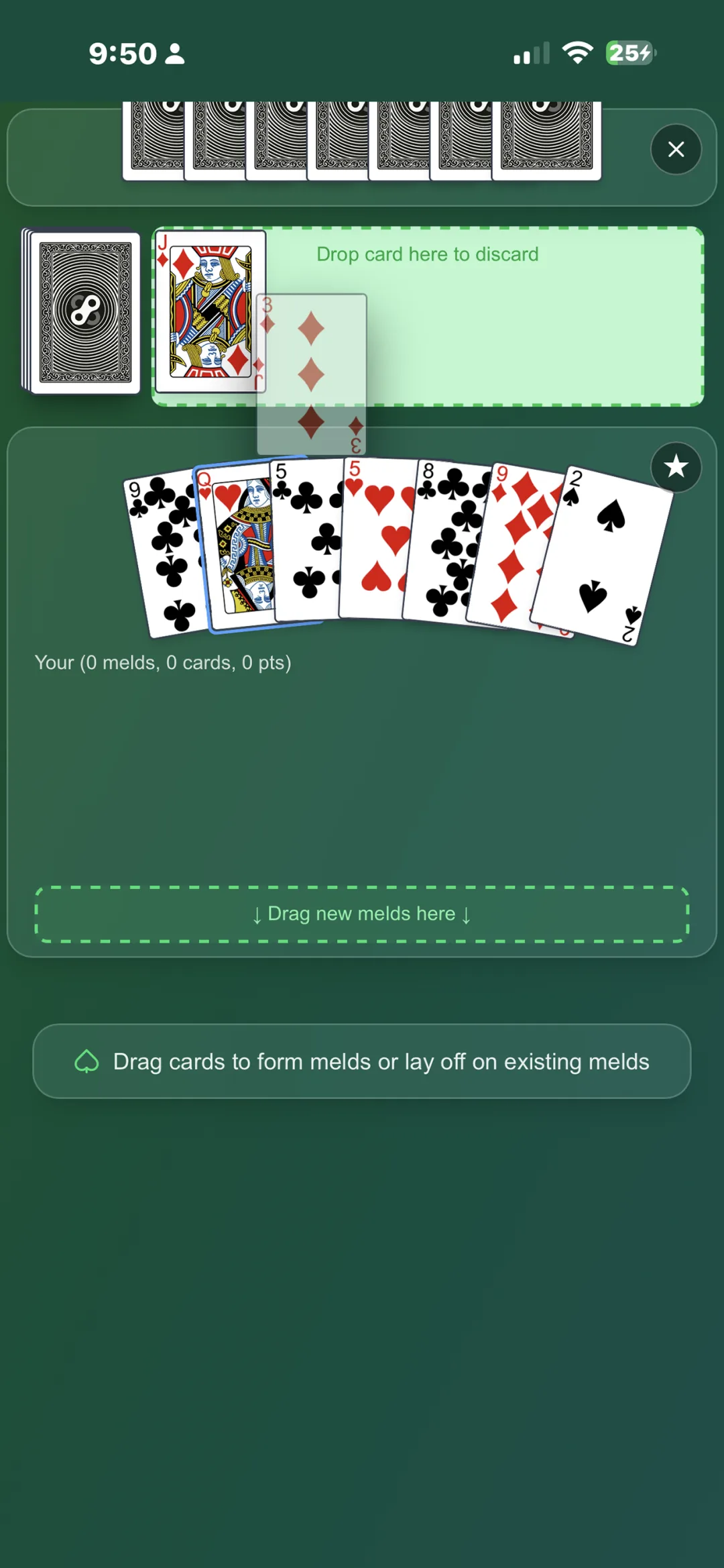 Rummy 500 Challenge screenshot