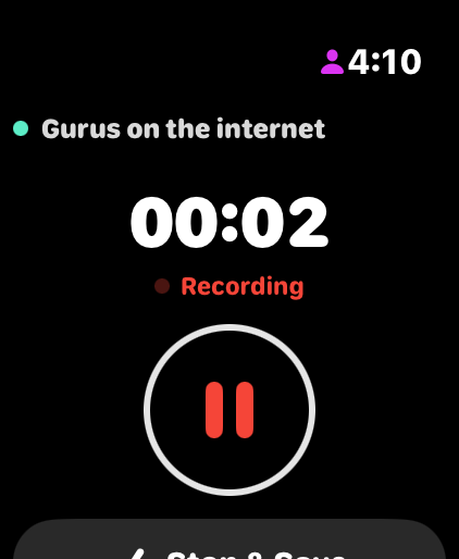 The Last Teleprompter Apple Watch screenshot