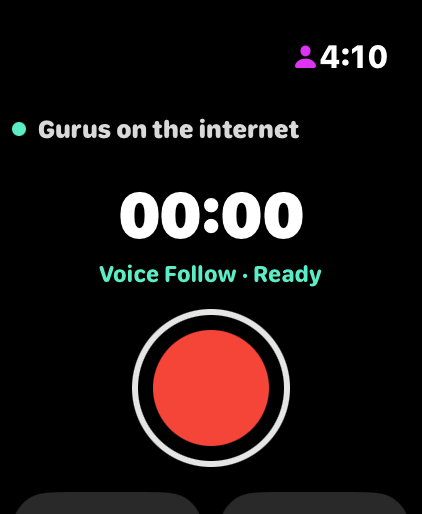 The Last Teleprompter Apple Watch screenshot
